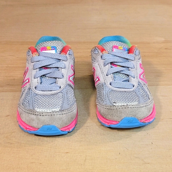 New Balance 990v4 Infant Toddler Kids Multicolor Shoes - Picture 3 of 8